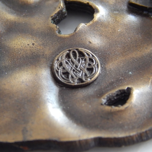 Bergamot Brass Works / Vintage Brass Dragon Belt Buckle main image 7